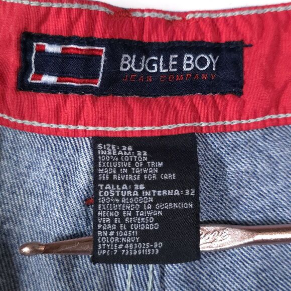 VTG BugleBoy 77 Jeans 36x32 Mens 90s Carpenter Relaxed Wide Leg Bootcut Workwear - Picture 16 of 16